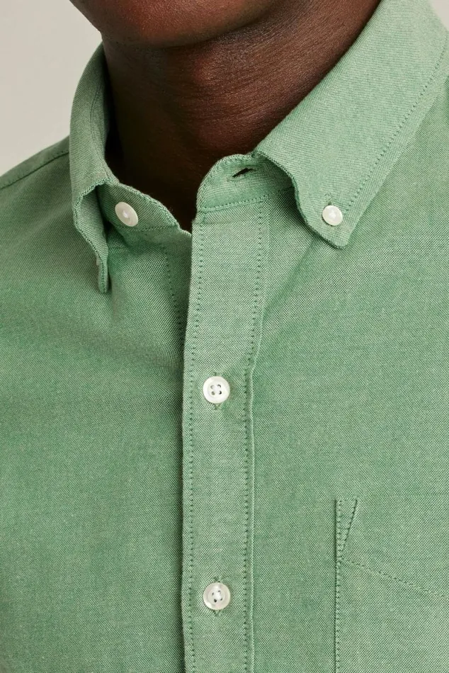 Men Everyday Oxford Shirt Sage Green Bonobos Business Casual Shirts