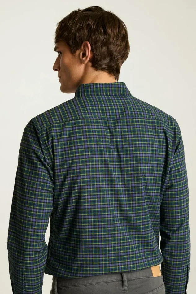 Men Everyday Shirt Blue Green Watson Plaid Bonobos Casual Shirts