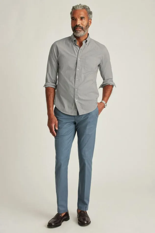 Men Everyday Shirt Grey End On End Bonobos Casual Shirts