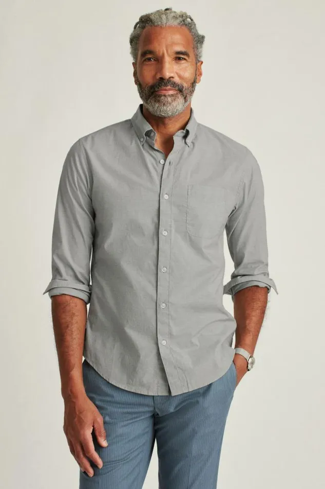 Men Everyday Shirt Grey End On End Bonobos Casual Shirts