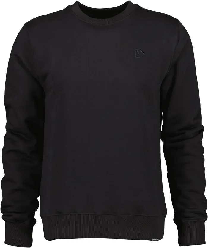 Men Fyn Sweater Black Didriksons Hoodies and Sweatshirts