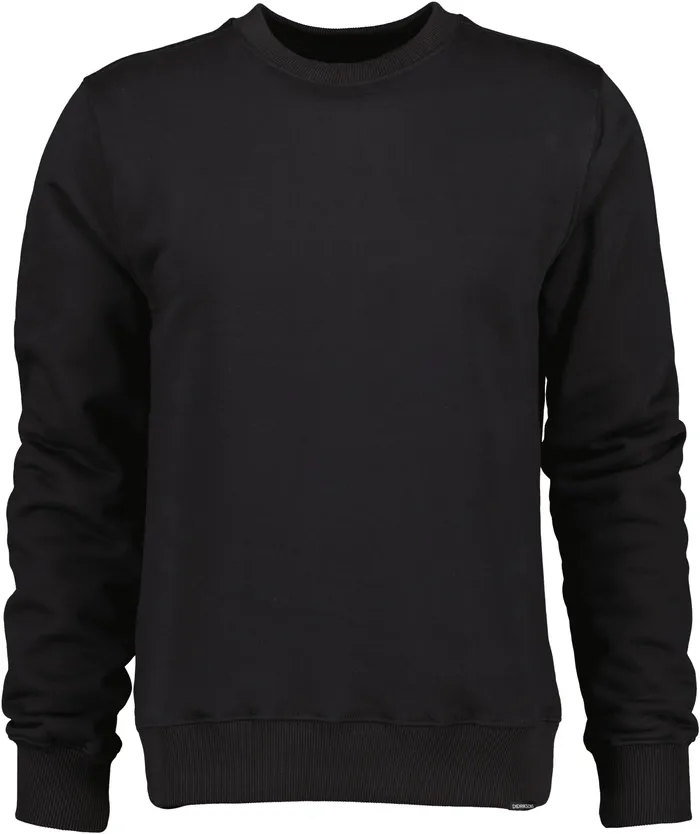 Men Fyn Sweater Black Didriksons Hoodies and Sweatshirts