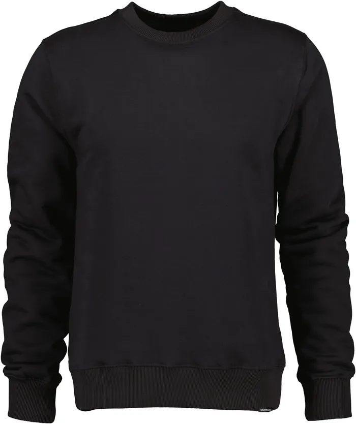 Men Fyn Sweater Black Didriksons Hoodies and Sweatshirts