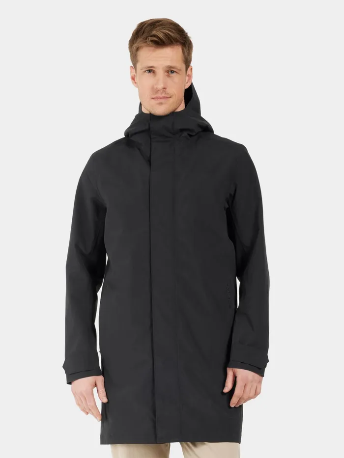 Men George Parka Black Didriksons Spring Jackets