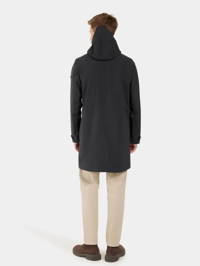 Men George Parka Black Didriksons Spring Jackets