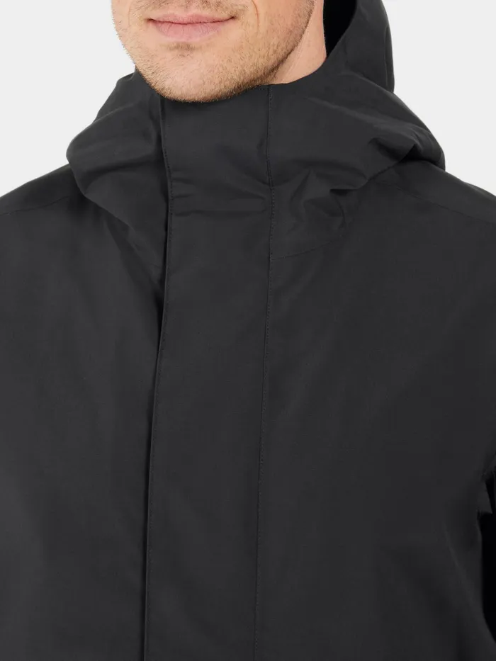 Men George Parka Black Didriksons Spring Jackets