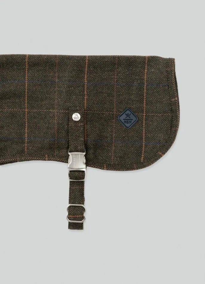 Men Hackett X Hugo and Hudson Hackett London Checked Jacket For Dogs 8211 Small Green