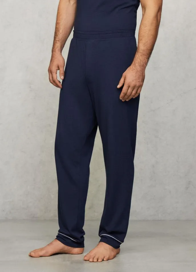 Men Homewear Hackett London Relaxed Fit Pyjama Trousers Navy