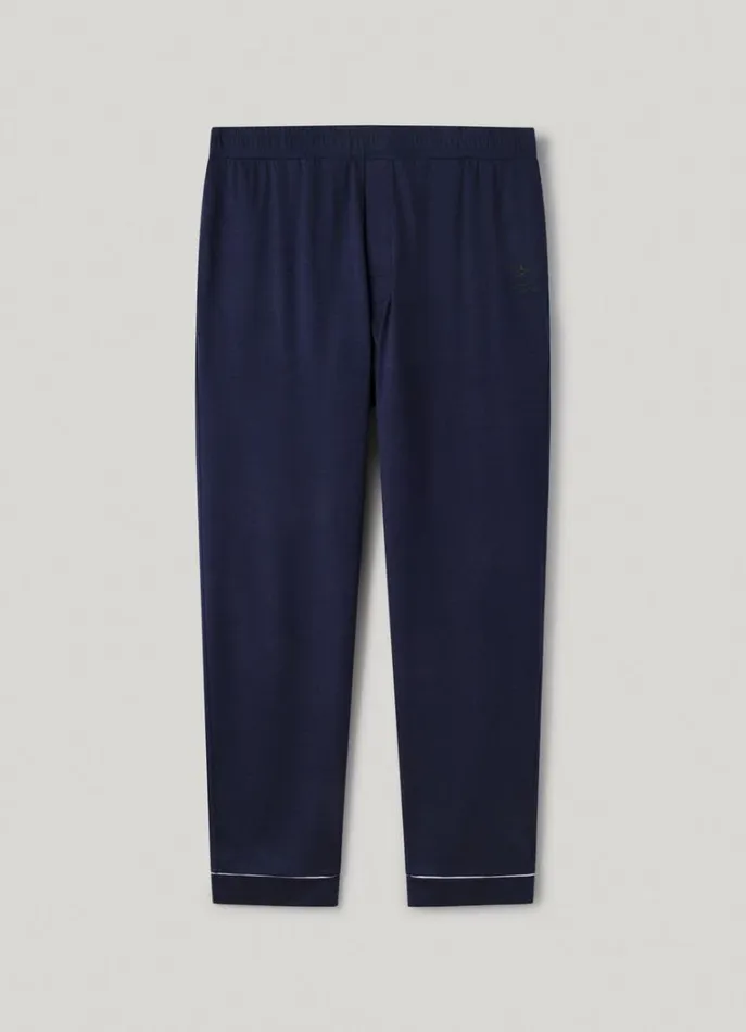Men Homewear Hackett London Relaxed Fit Pyjama Trousers Navy