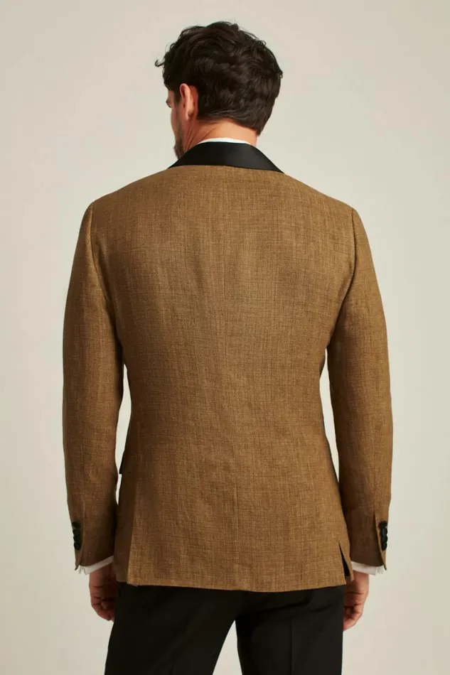 Men Italian Linen Tuxedo Jacket Mill Rust Bonobos Tuxedos