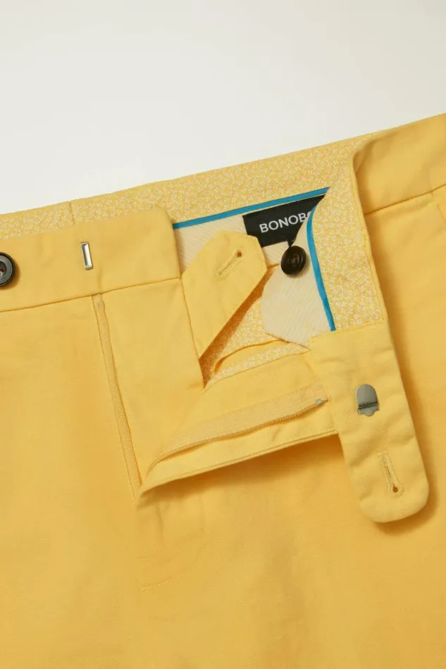 Men Italian Stretch Chino Shorts Lemon Sorbet Bonobos Chino Shorts