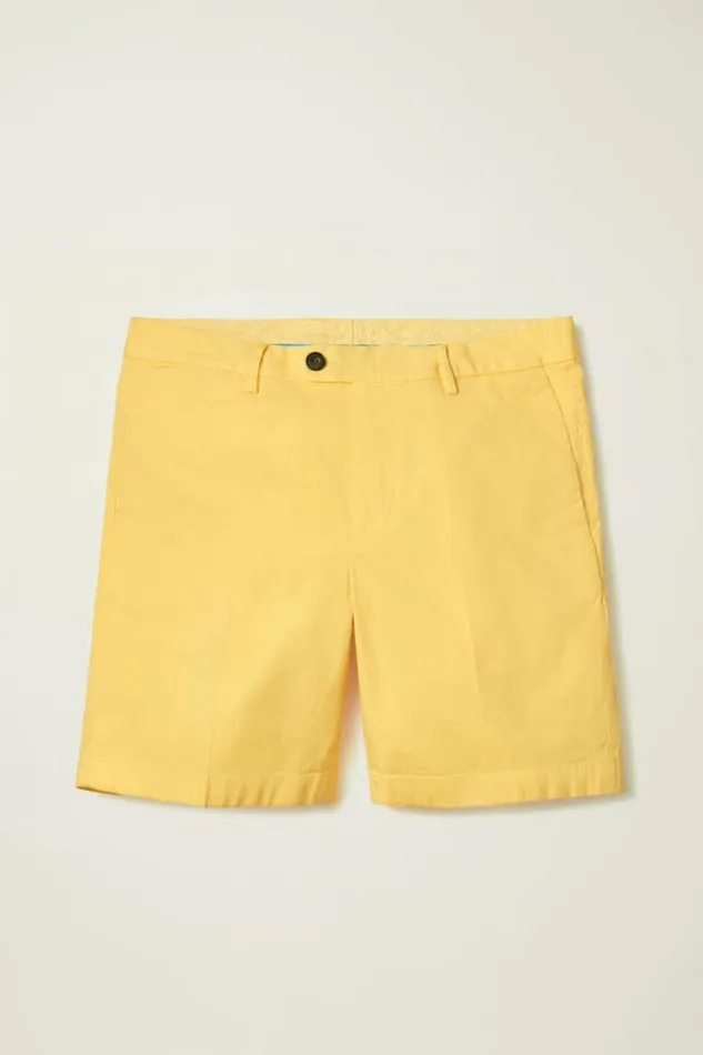 Men Italian Stretch Chino Shorts Lemon Sorbet Bonobos Chino Shorts