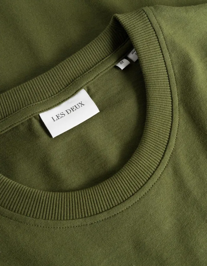 Men Ivy League TShirt 8211 Chive Green Les Deux Tshirts