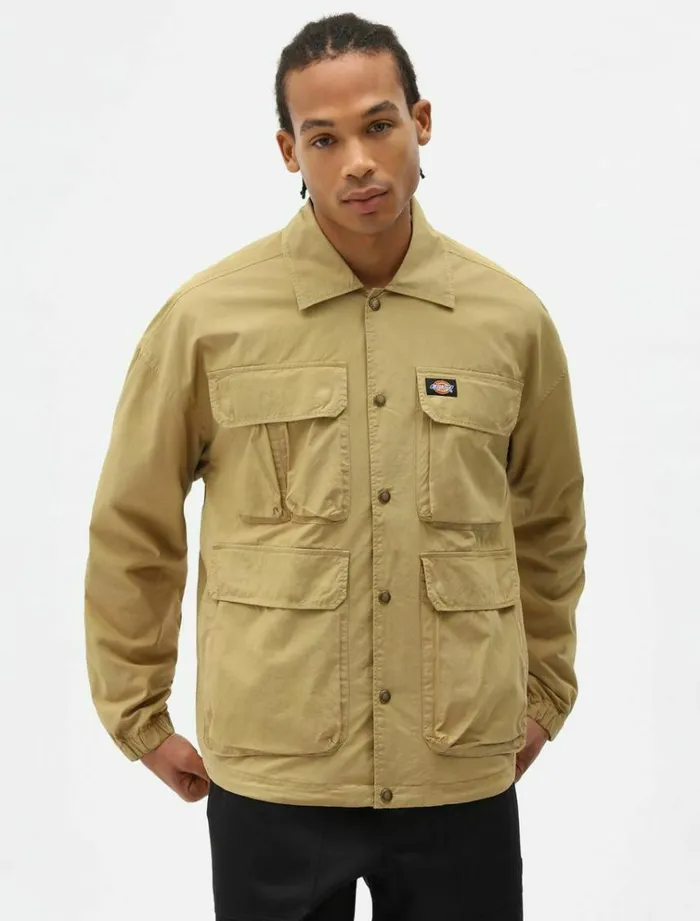 Men Jackets Dickies Glyndon Jacket Dark Khaki