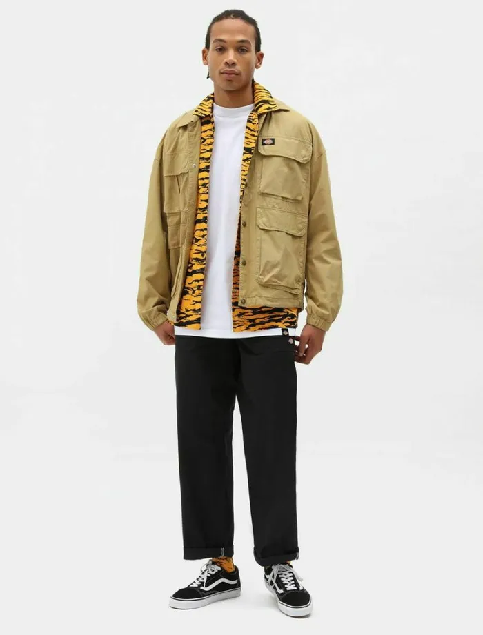 Men Jackets Dickies Glyndon Jacket Dark Khaki