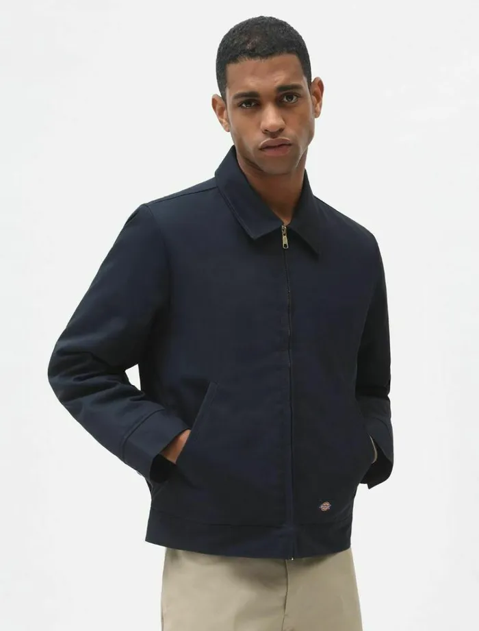 Men Jackets Dickies Lined Eisenhower Jacket Dark Navy