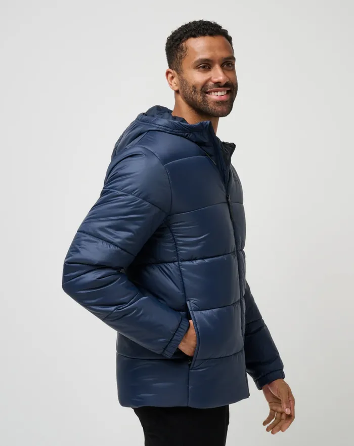 Men Jackets TravisMathew AVES TECH PUFFER JACKET Total Eclipse