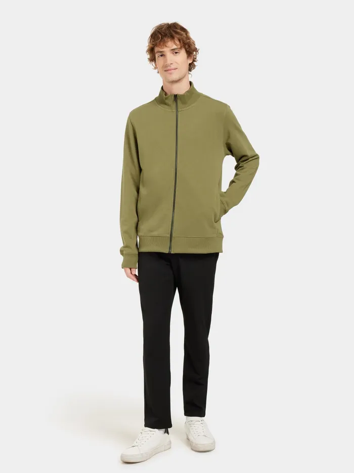 Men Jake FullZip Duffle Green Didriksons Hoodies and Sweatshirts