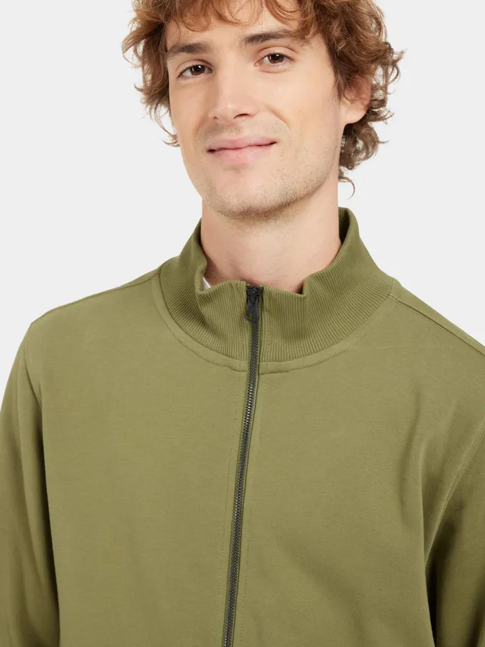 Men Jake FullZip Duffle Green Didriksons Hoodies and Sweatshirts