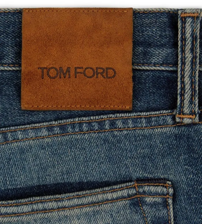 Men Jeans Tom Ford Blue Stretch Slim Fit Denim 70039s Blue