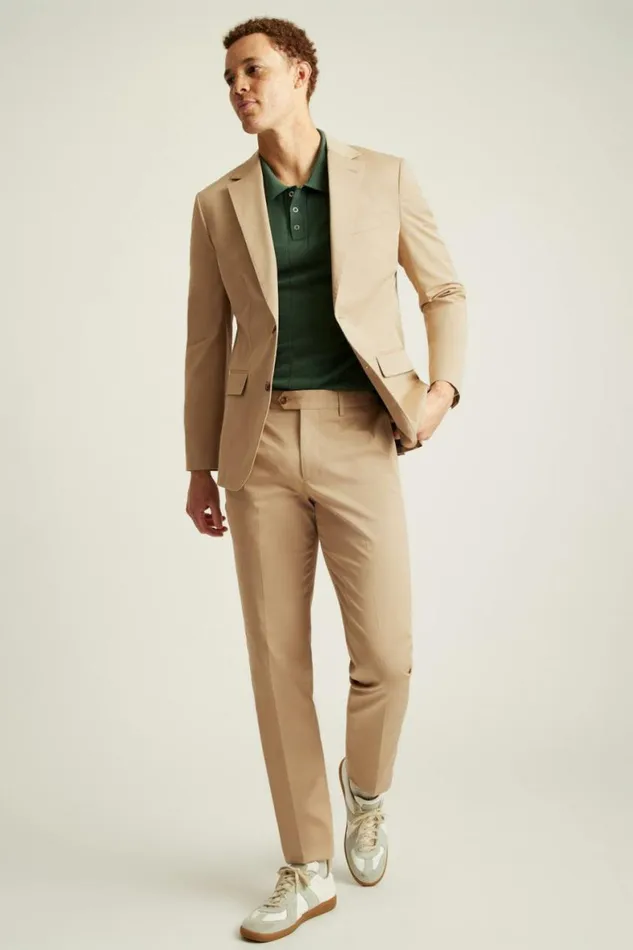 Men Jetsetter Italian Cotton Suit British Khaki Bonobos Suits Men Jetsetter Italian Cotton Suit British Khaki Bonobos Suits