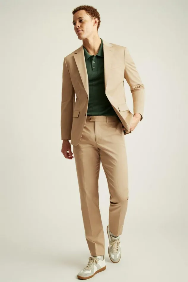 Men Jetsetter Italian Cotton Suit British Khaki Bonobos Suits Men Jetsetter Italian Cotton Suit British Khaki Bonobos Suits