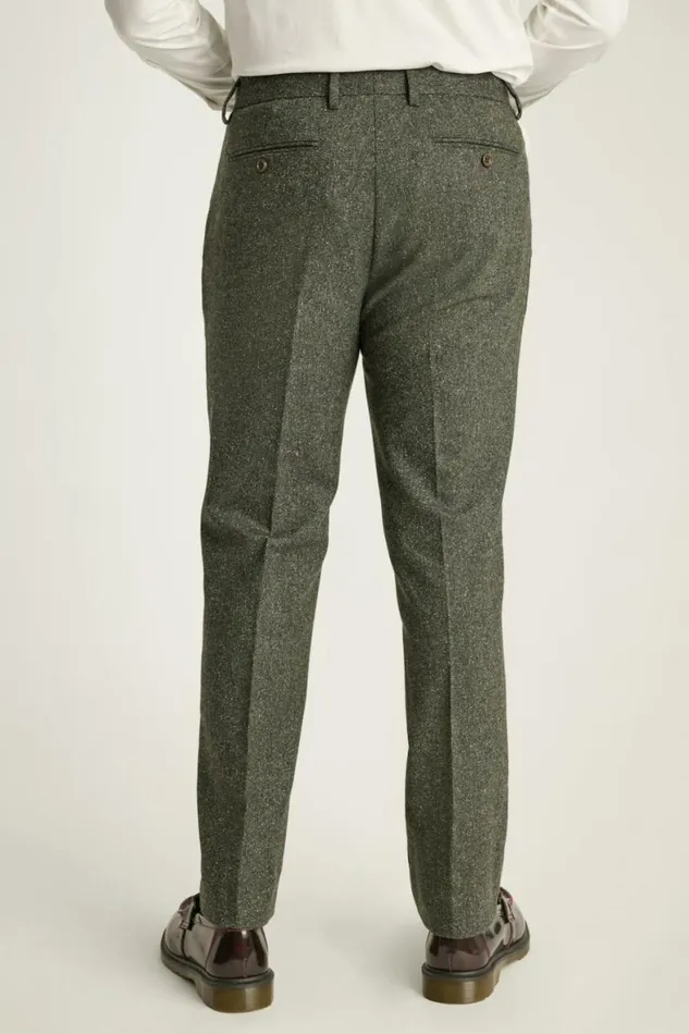 Men Jetsetter Italian Wool Dress Pant Olive Donegal Bonobos Dress Pants