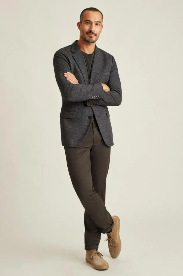 Men Jetsetter Knit Blazer Charcoal Bonobos Blazers and Sport Coats