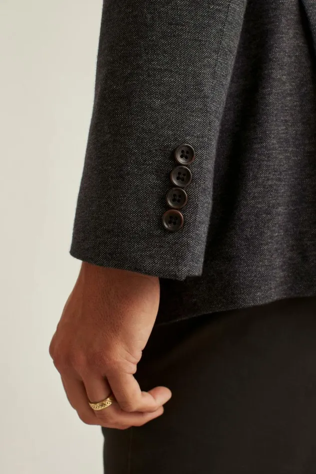 Men Jetsetter Knit Blazer Charcoal Bonobos Blazers and Sport Coats