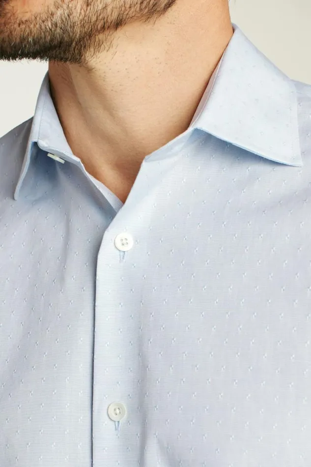 Men Jetsetter Stretch Dress Shirt Blue Fille Coupe Bonobos Business Casual Shirts