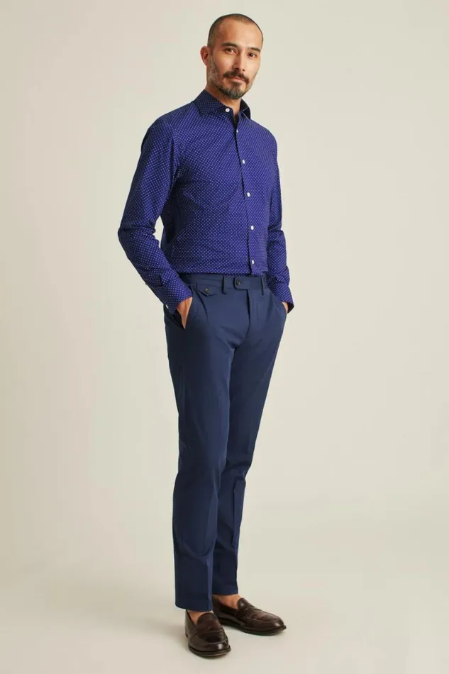 Men Jetsetter Stretch Dress Shirt Navy Purple Dot Bonobos Business Casual Shirts Men Jetsetter Stretch Dress Shirt Navy Purple Dot Bonobos Business Casual Shirts