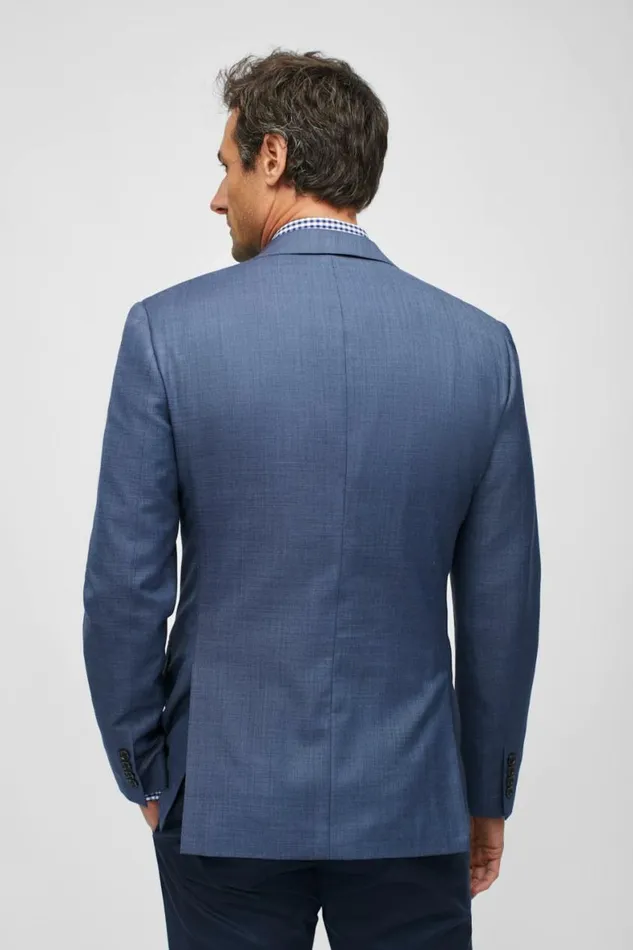 Men Jetsetter Stretch Italian Wool Blazer Washed Blue Bonobos Blazers and Sport Coats