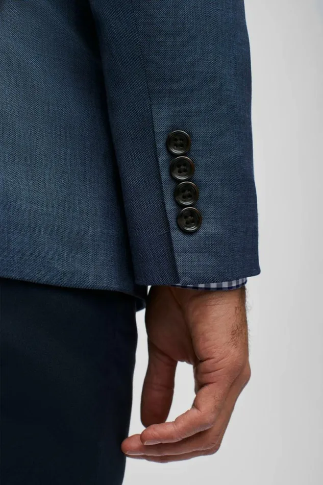 Men Jetsetter Stretch Italian Wool Blazer Washed Blue Bonobos Blazers and Sport Coats