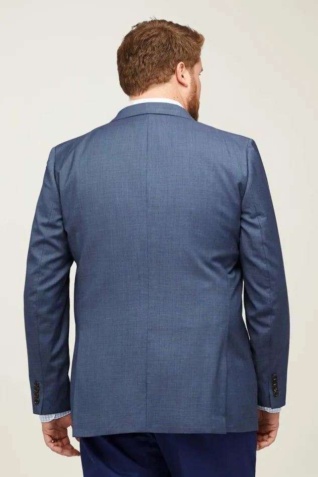 Men Jetsetter Stretch Italian Wool Blazer Washed Blue Bonobos Blazers and Sport Coats