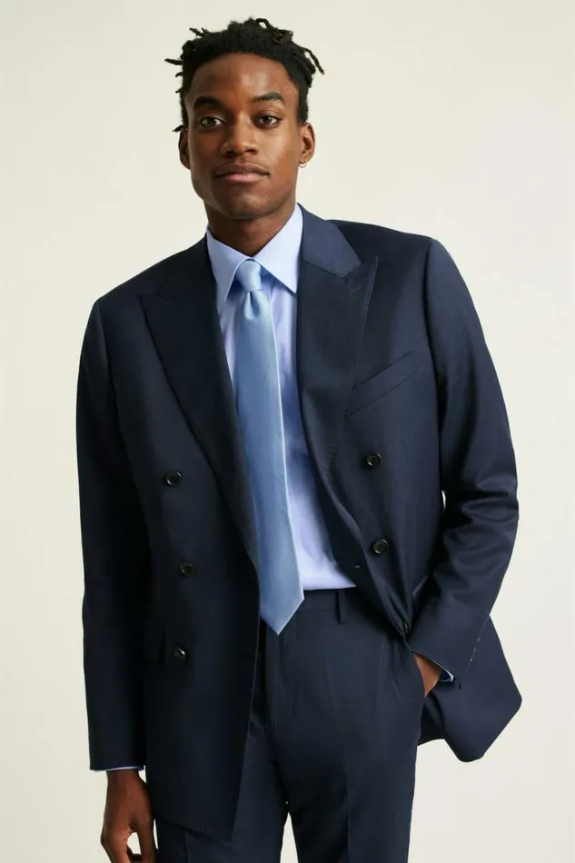 Men Jetsetter Wool Double Breasted Suit Light Navy Bonobos Suits Men Jetsetter Wool Double Breasted Suit Light Navy Bonobos Suits