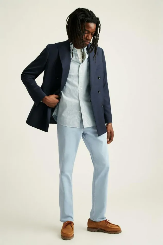 Men Jetsetter Wool Double Breasted Suit Light Navy Bonobos Suits Men Jetsetter Wool Double Breasted Suit Light Navy Bonobos Suits