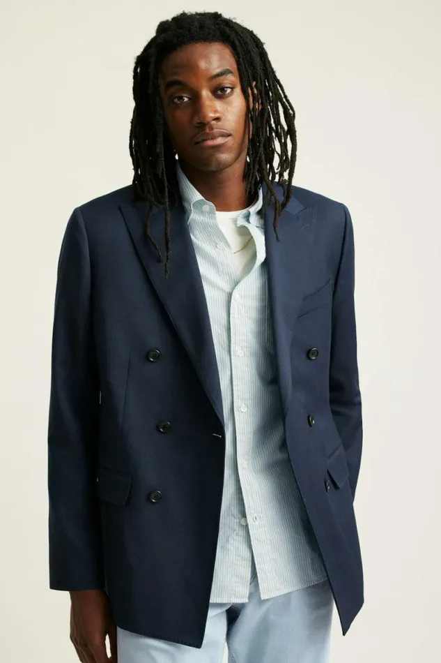 Men Jetsetter Wool Double Breasted Suit Light Navy Bonobos Suits Men Jetsetter Wool Double Breasted Suit Light Navy Bonobos Suits