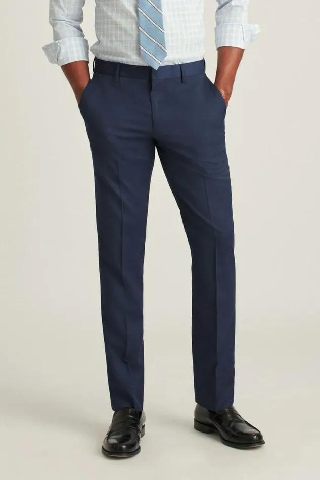 Men Jetsetter Wool Dress Pant Light Navy Bonobos Dress Pants