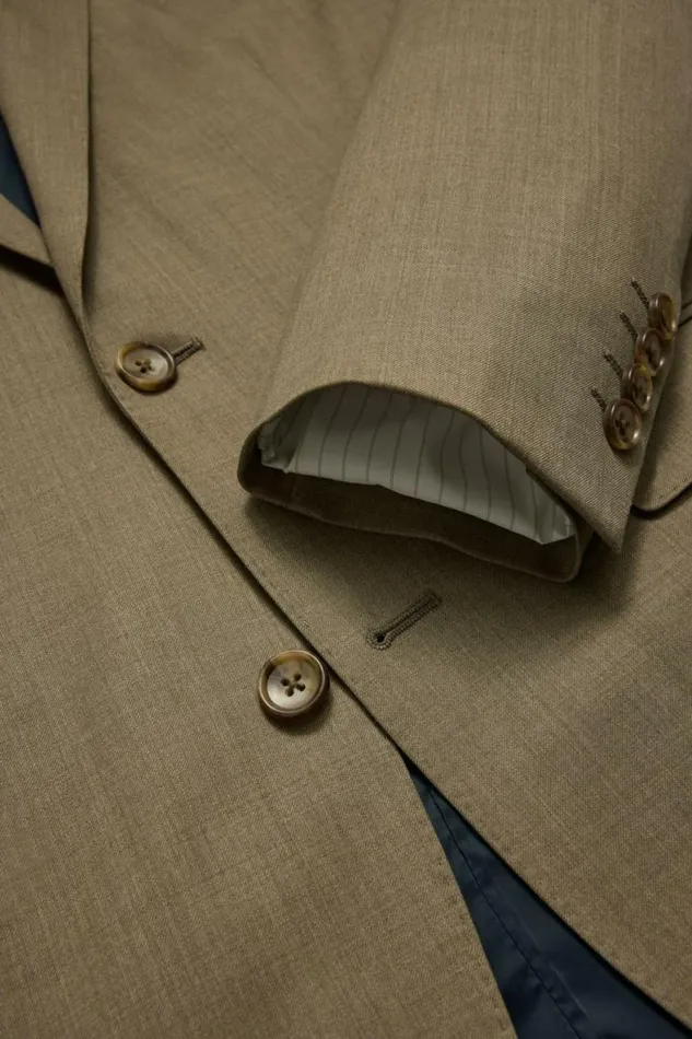 Men Jetsetter Wool Suit Tan Bonobos Suits