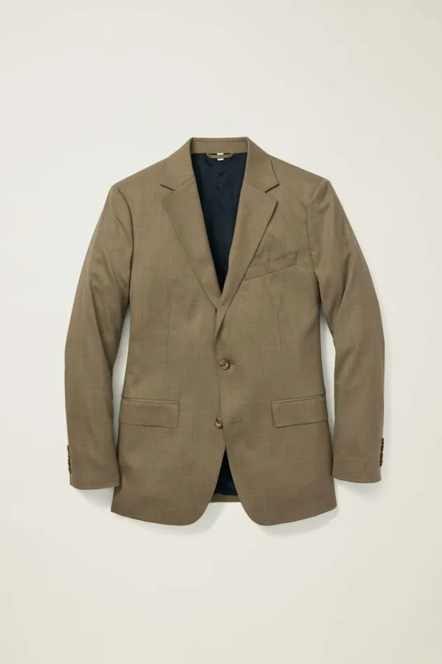 Men Jetsetter Wool Suit Tan Bonobos Suits