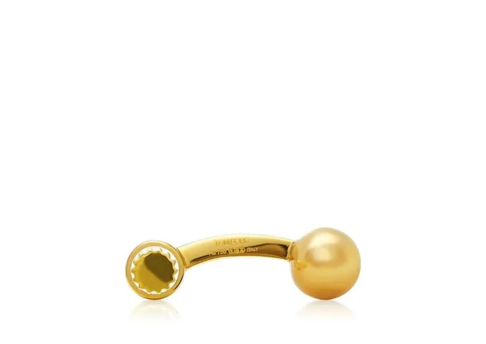 Men Jewelry Tom Ford Striped T Cufflinks Gold