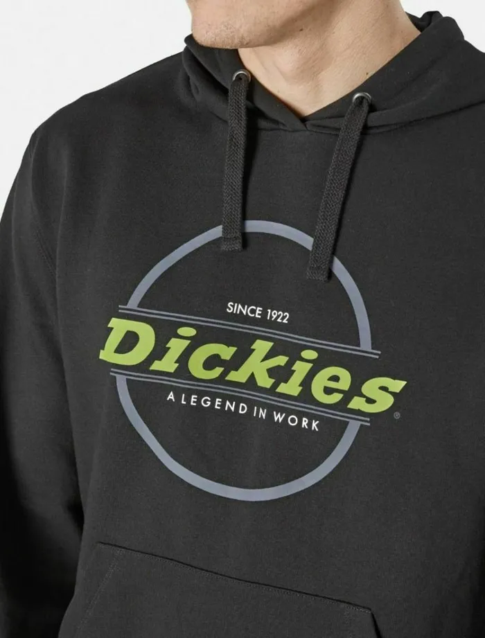 Men Jumpers and Sweatshirts Dickies Towson Graph Hoodie Black