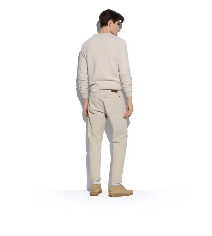 Men Knitwear Tom Ford Cashmere Saddle Crew Neck