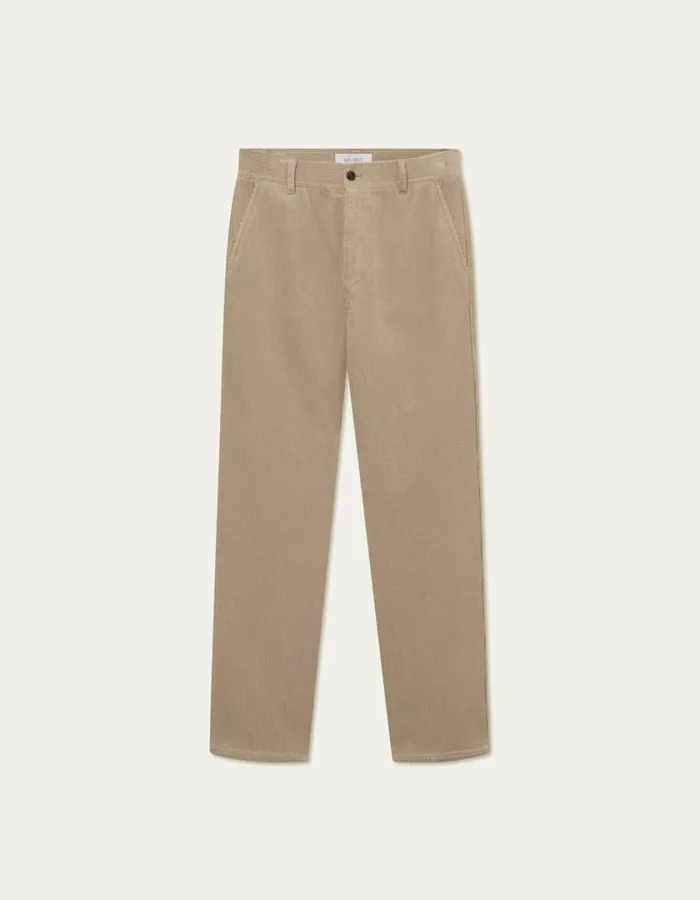 Men Kody Heavy Corduroy Pants 8211 Light Desert Sand Les Deux Pants