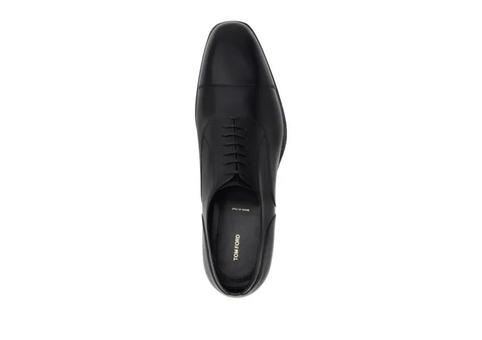 Men Laceups Tom Ford Claydon Cap Toe Lace Up Black Men Laceups Tom Ford Claydon Cap Toe Lace Up Black