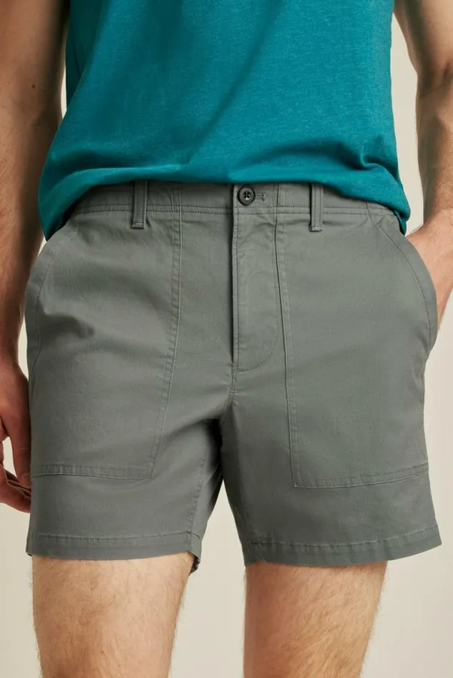 Men Lightweight Travel Short Lava Smoke Dark Grey Bonobos Chino Shorts