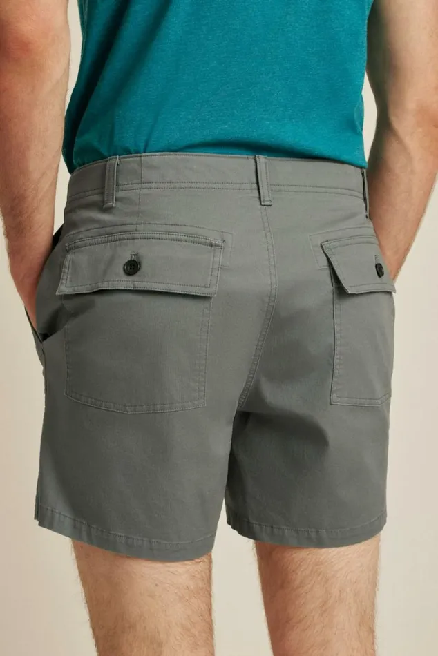 Men Lightweight Travel Short Lava Smoke Dark Grey Bonobos Chino Shorts