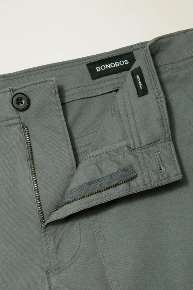 Men Lightweight Travel Short Lava Smoke Dark Grey Bonobos Chino Shorts