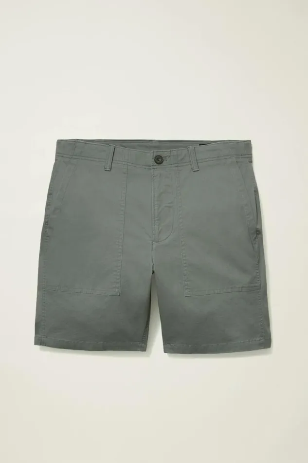 Men Lightweight Travel Short Lava Smoke Dark Grey Bonobos Chino Shorts