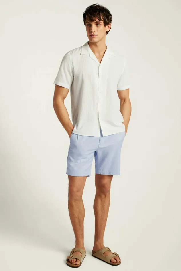 Men Limited Edition Riviera Cabana Shirt White Texture Stripe Bonobos Short Sleeve Shirts Men Limited Edition Riviera Cabana Shirt White Texture Stripe Bonobos Short Sleeve Shirts
